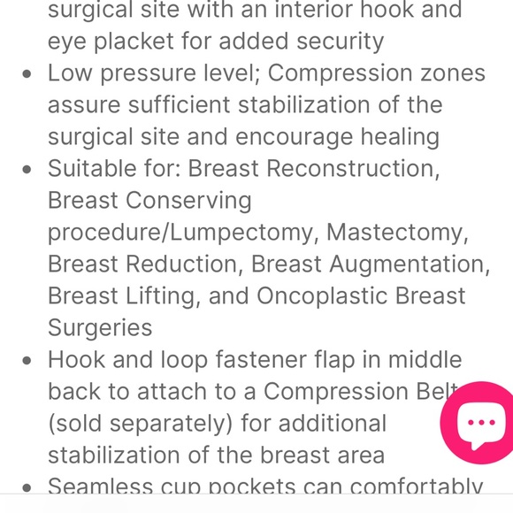 Post-surgical compression bra - Picture 5 of 6